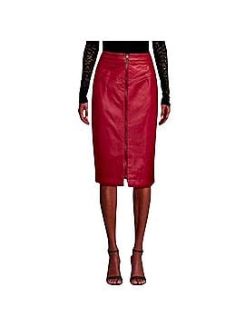 Tahari Faux Leather Skirt (view 1)