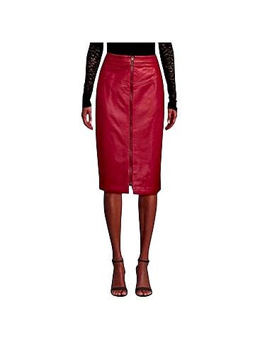 Tahari Faux Leather Skirt (view 1)
