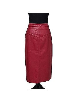 Tahari Faux Leather Skirt (view 2)