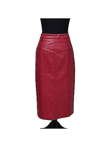 Tahari Faux Leather Skirt (view 2)