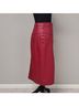 Tahari Faux Leather Skirt - photo 16