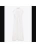 Zara 100% Polyester White Casual Dress Size XL - photo 7