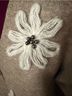 Amazon Basics 100% Polyester Floral Tan Brown Cardigan Size L - photo 4