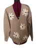 Amazon Basics 100% Polyester Floral Tan Brown Cardigan Size L - photo 1