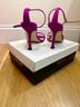 Nine West 100% Suede Pink Heels Size 7 - photo 4