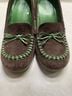 Guess 100% Suede Brown Green Wedges Size 7 1/2 - photo 4