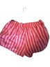 Lulumari 100% Cotton Stripes Red Pink Shorts Size XL - photo 2