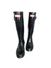 Hunter 100% Rubber Solid Black Rain Boots Size 7 - photo 10