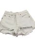 Levi's White Denim Shorts Size 2 - photo 1