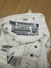 Levi's White Denim Shorts Size 2 - photo 3