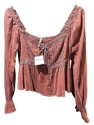 American Eagle Outfitters Long Sleeve Blouse (view 1)