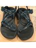 Chaco Print Green Sandals Size 8 - photo 3
