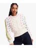 Kate Spade New York White Multi Color Pullover Sweater Size XXS - photo 5