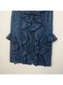 Alexis 100% Polyester 96% Polyester 4% Spandex Floral Blue Black Casual Skirt Size M - photo 5