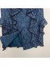 Alexis 100% Polyester 96% Polyester 4% Spandex Floral Blue Black Casual Skirt Size M - photo 6