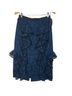 Alexis 100% Polyester 96% Polyester 4% Spandex Floral Blue Black Casual Skirt Size M - photo 2
