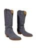 Tecovas 100% Suede Blue Boots Size 6 1/2 - photo 2