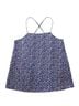Tory Burch 100% Silk Floral Blue White Tank Top Size 6 - photo 1