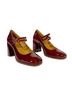 Sézane 100% Patent Leather Red Heels Size 10 - photo 2