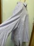 J.Jill Stripes Purple Button-Down Shirt Size 3X - photo 3