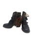 Freebird 100% Leather Black Brown Ankle Boots Size 8 - photo 1