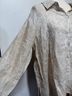 J.Jill 100% Linen Floral Tan White Button-Down Shirt Size 2X - photo 3