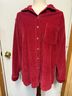 L.L.Bean 100% Cotton Red Button-Down Shirt Size M - photo 3