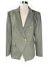 Veronica Beard Solid Green Gold Blazer Size 14 - photo 4