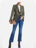 Veronica Beard Solid Green Gold Blazer Size 14 - photo 9