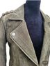 SL8 100% Leather 100% Cotton 97% Polyester 3% Spandex Solid Green Leather Jacket Size XS - photo 4