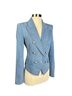 Veronica Beard 100% Cotton Solid Blue Blazer Size 2 - photo 11