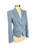 Veronica Beard 100% Cotton Solid Blue Blazer Size 2 - photo 4