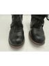 Freebird 100% Leather Snake Print Solid Black Ankle Boots Size 8 - photo 7