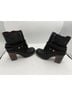 Freebird 100% Leather Snake Print Solid Black Ankle Boots Size 8 - photo 3