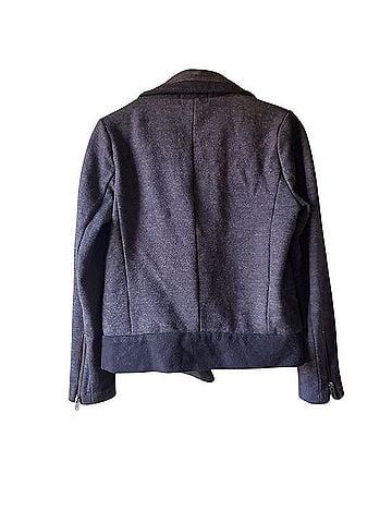 J. Crew x Dauphinette Stretch Wool Motorcycle Jacket Jacket (view 2)