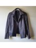 J.Crew x Dauphinette Solid Black Gray Jacket Size 2 - photo 3