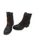 Freebird 100% Leather Solid Black Red Brown Ankle Boots Size 8 - photo 1