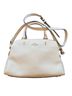 Coach White Leather Satchel One size - photo 1
