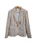 Veronica Beard Multi Color Ivory Tan Blazer Size 4 - photo 1
