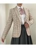 Veronica Beard Multi Color Ivory Tan Blazer Size 4 - photo 6