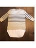 Veronica Beard Stripes Ivory Black Pullover Sweater Size S - photo 3
