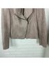 Carmen Marc Valvo Tan Burgundy Jacket Size S - photo 9