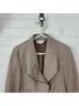 Carmen Marc Valvo Tan Burgundy Jacket Size S - photo 5