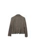Carmen Marc Valvo Tan Burgundy Jacket Size S - photo 2