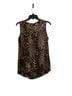 Chico's Animal Print Brown Black Sleeveless Blouse Size S - photo 2