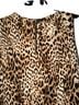 Chico's Animal Print Brown Black Sleeveless Blouse Size S - photo 1