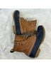 L.L.Bean Tan Blue Brown Boots Size 7 - photo 9