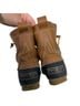 L.L.Bean Tan Blue Brown Boots Size 7 - photo 2