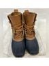 L.L.Bean Tan Blue Brown Boots Size 7 - photo 12