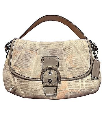 Coach vintage Coach Soho Optic Art Pleated Flap Shoulder Bag (specifically Style Number F19238). Leather Shoulder Bag (view 1)
